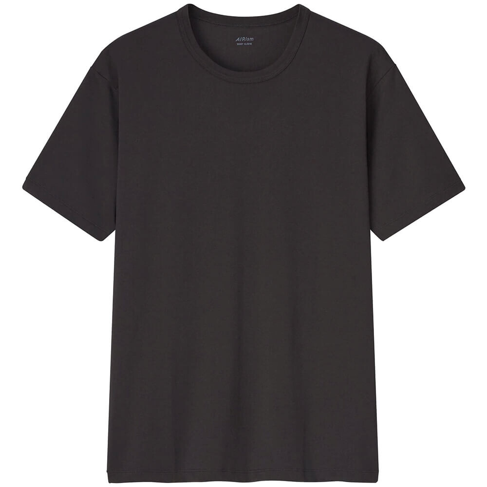 

Футболка Uniqlo Airism Cotton Crew Neck, черный