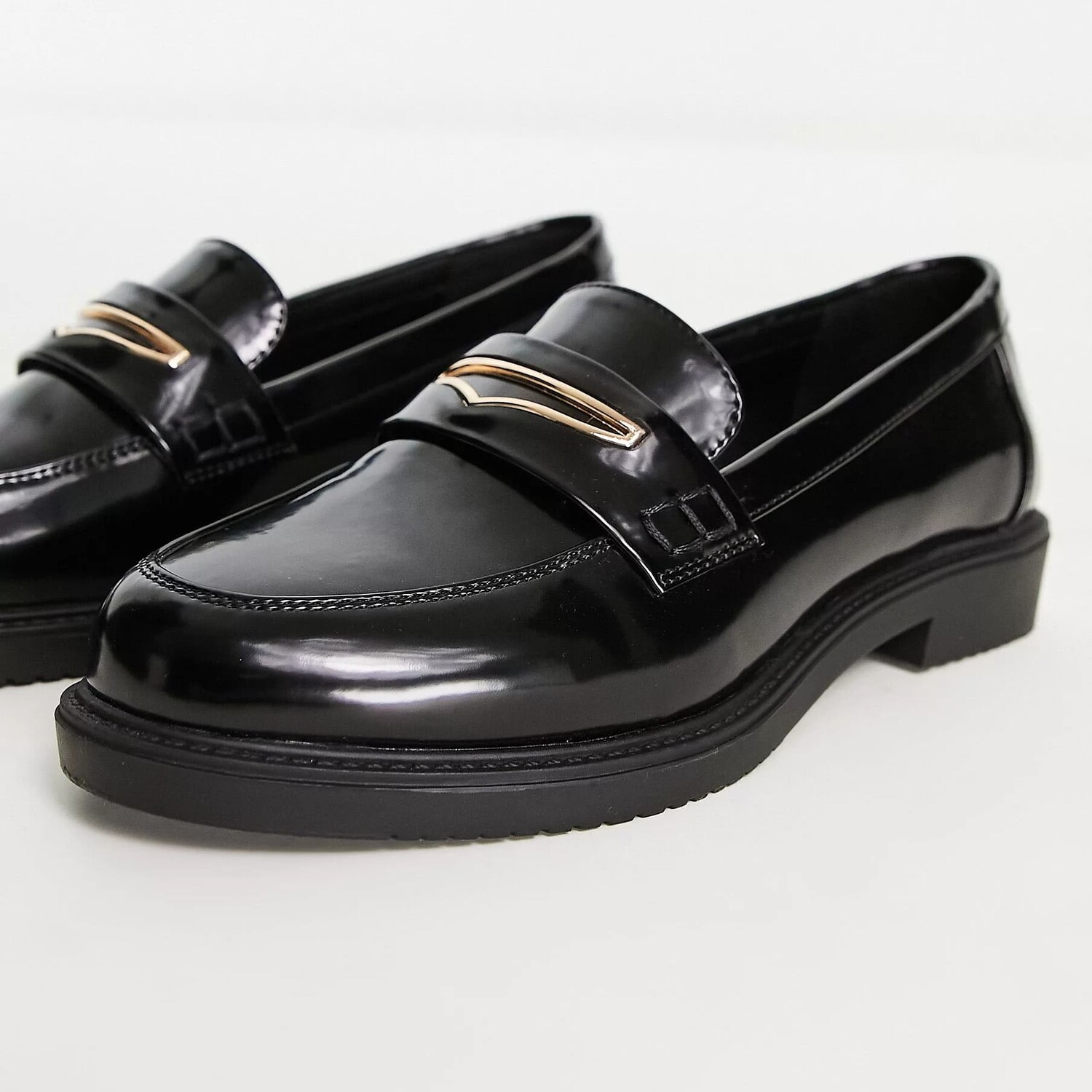 

Лоферы Schuh Wide Fit Luther Shine, черный