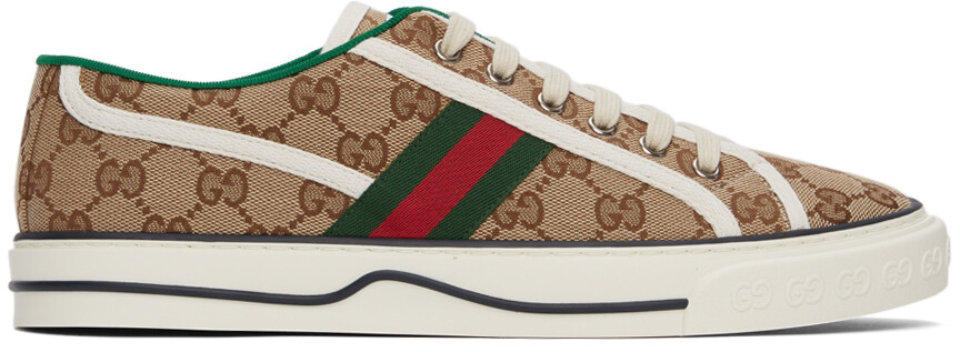 

Бежевые кроссовки GG 'Gucci Tennis 1977', Бежевый