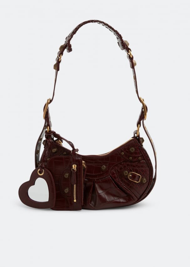 

Сумка BALENCIAGA Le Cagole XS shoulder bag, бордовый