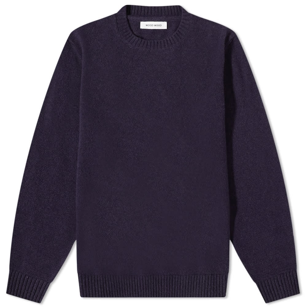 

Джемпер Wood Wood Beckett Lambswool Crew Knit, Черный