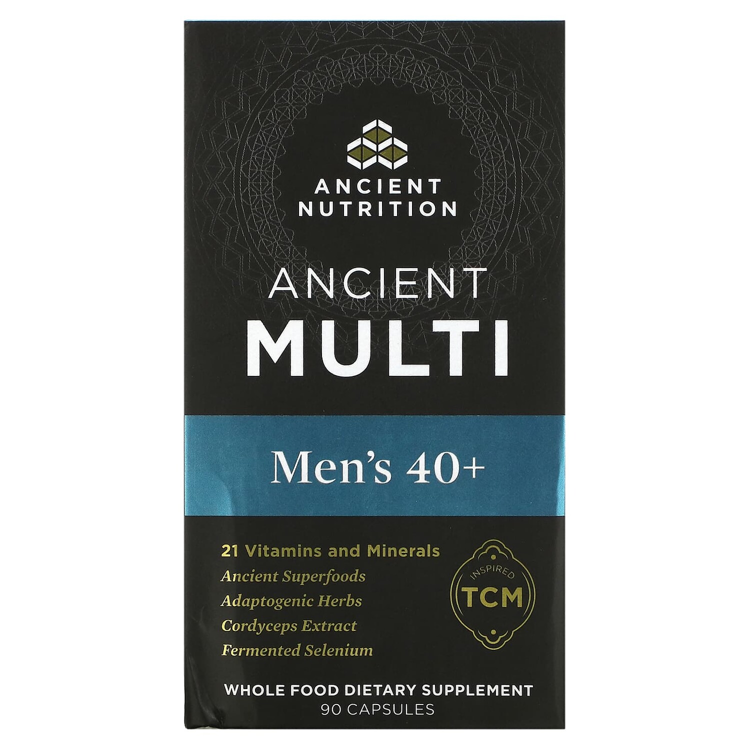 

Ancient Multi, для мужчин от 40 лет, 90 капсул, Dr. Axe / Ancient Nutrition