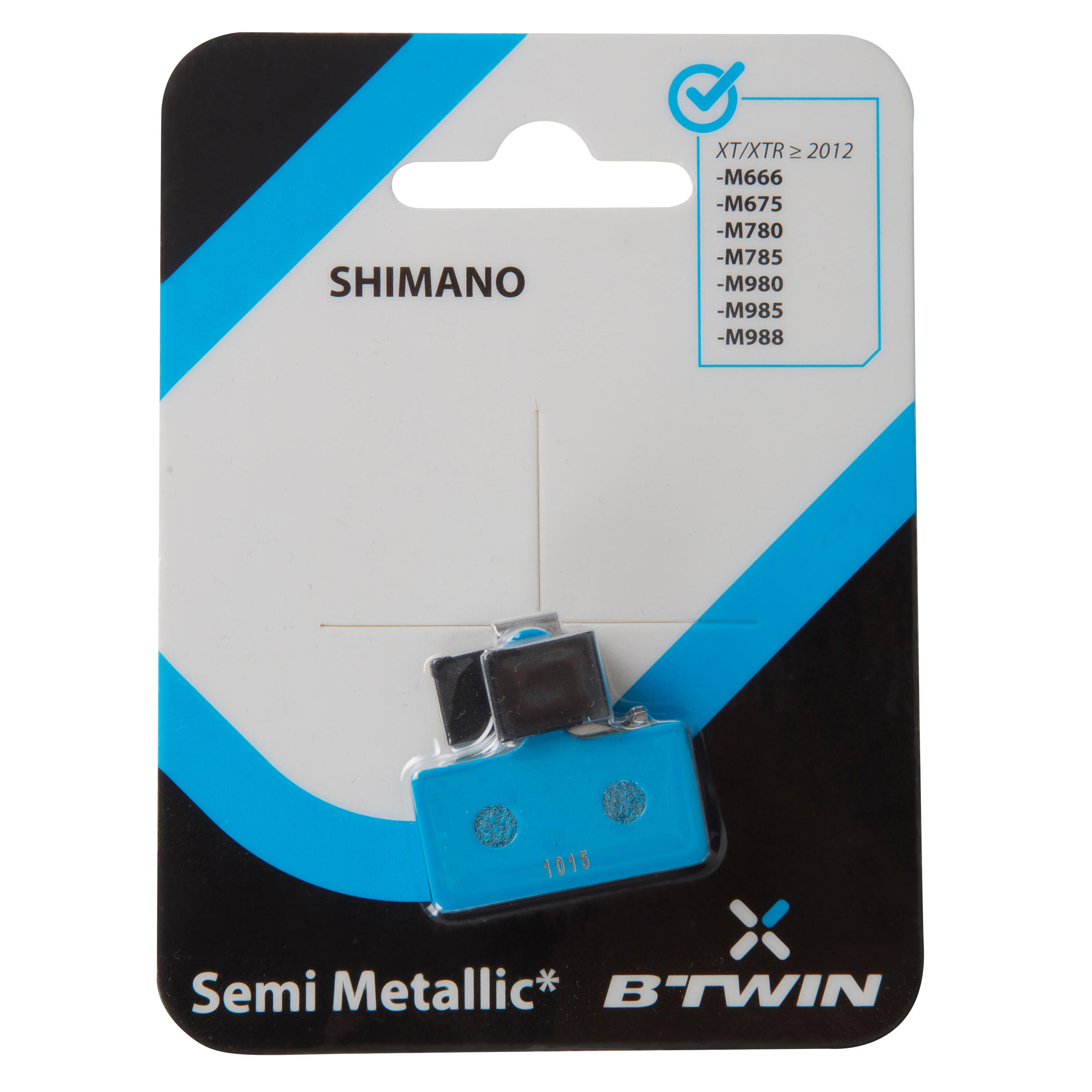 Колодки дискового тормоза для Shimano Deore/SLX/XT/XTR после 2012 г. DECATHLON колодки тормозные x top xp 635 для shimano deore slx xt xtr