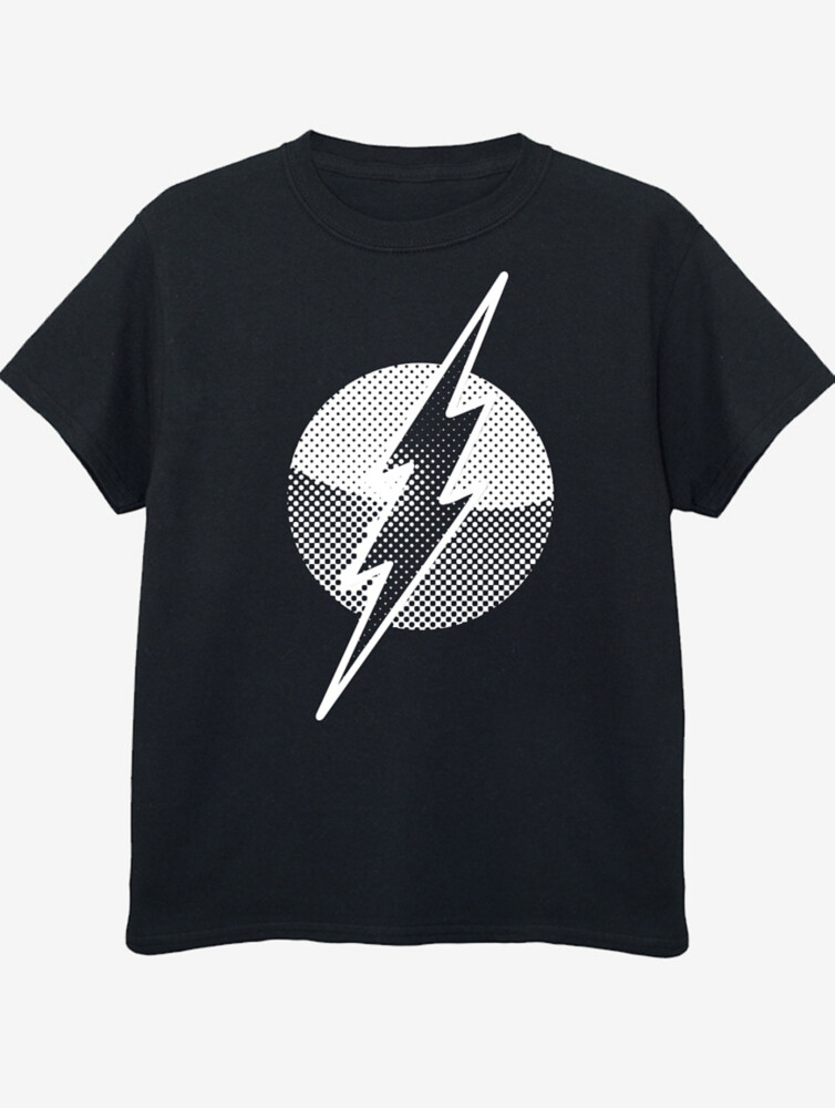 

Детская черная футболка с принтом NW2 The Flash Spot Logo George., черный