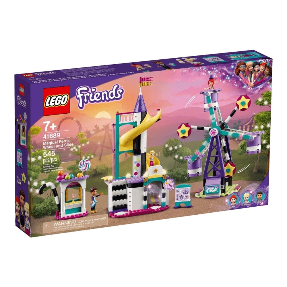 Конструктор LEGO Friends 41689 Волшебное колесо обозрения с горкой - фото