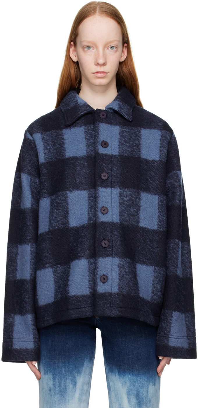 

Синяя куртка Крэйга A.P.C., Синий