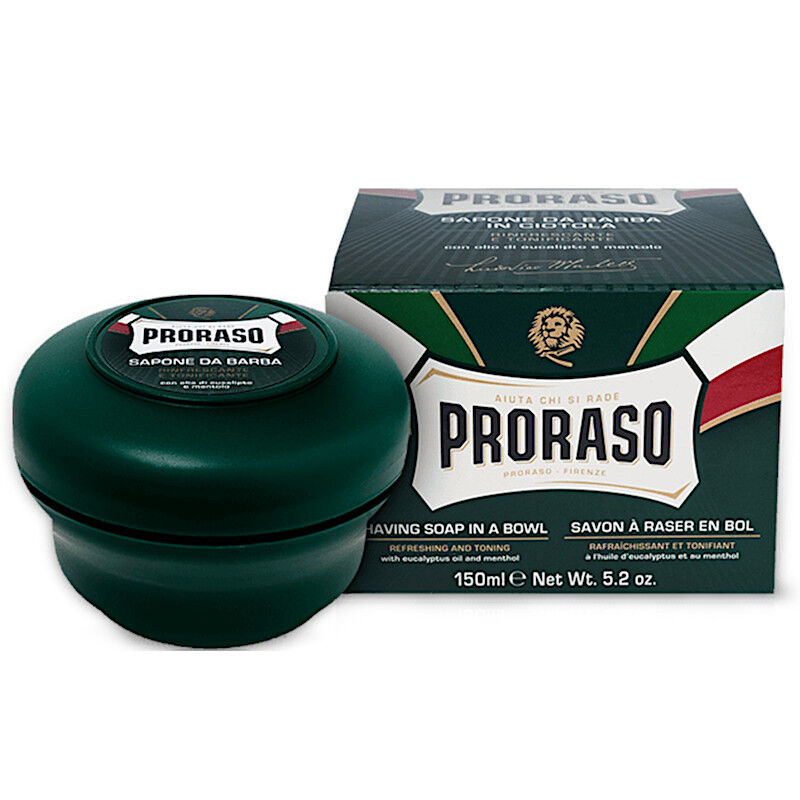Proraso Green освежающее мыло для бритья, 150 мл освежающее мыло для бритья proraso shaving soap refreshing and toning 150 мл