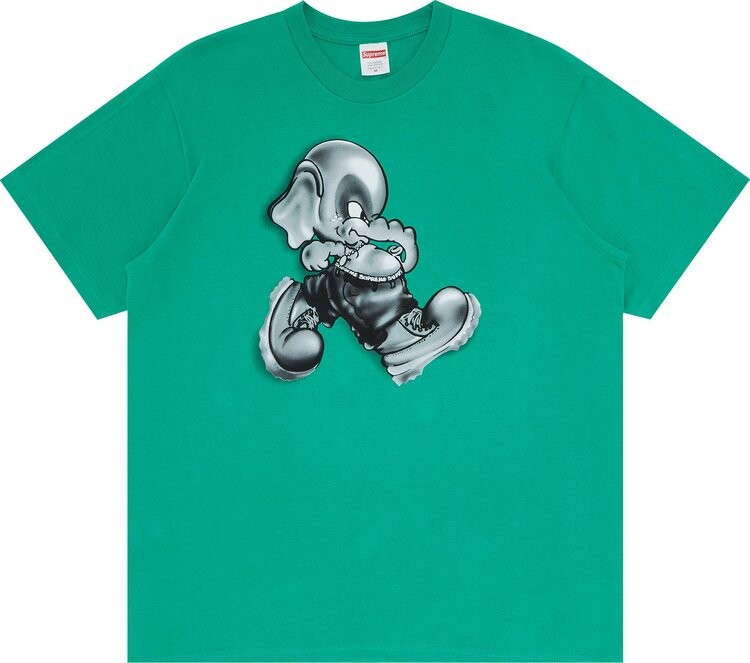 Футболка Supreme Elephant Tee 'Green', зеленый