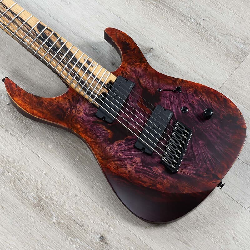 

Legator Ninja N8FX Multi-Scale 8-String Guitar, Ebony гриф, Blood Moon