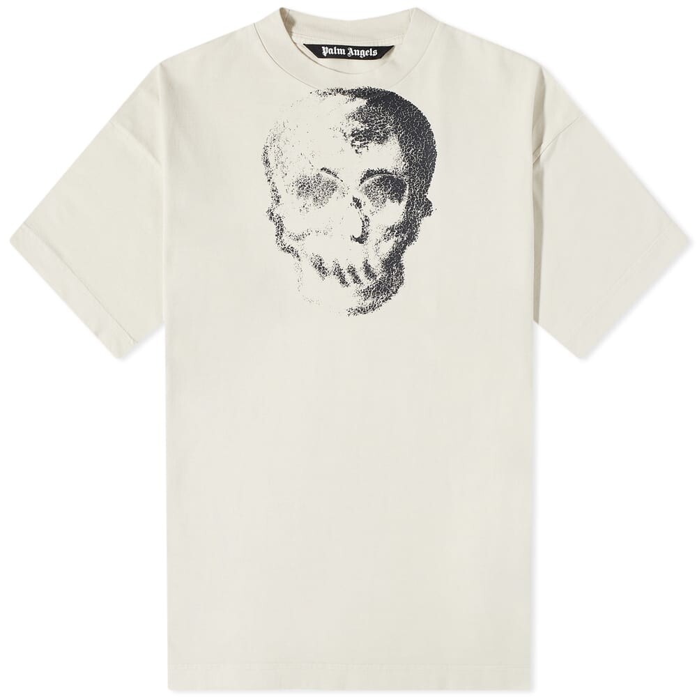 

Футболка Palm Angels Skull Print Back Logo Tee