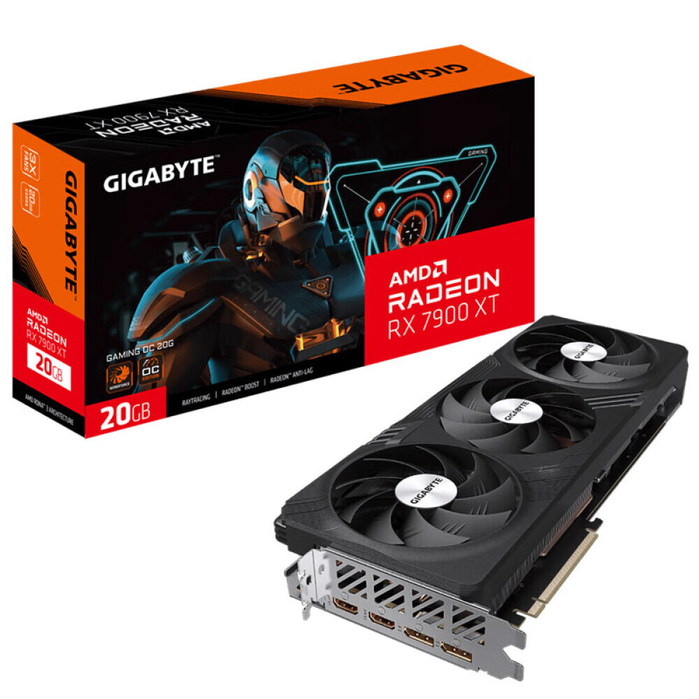 

Видеокарта дискретная Gigabyte GeForce Gaming RX7900XT OC 20GD Magic Eagle