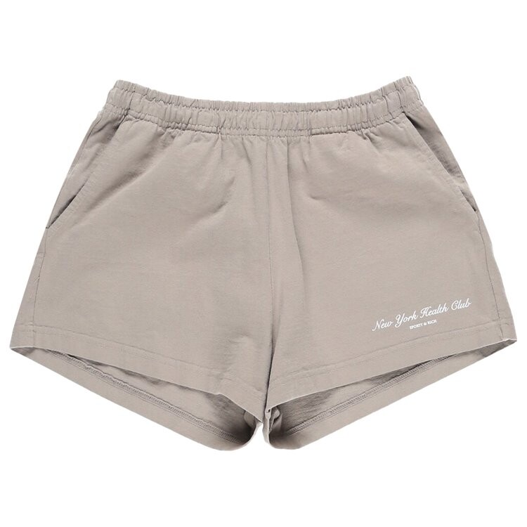 

Шорты Sporty & Rich NY Health Club Disco 'Elephant/White', загар