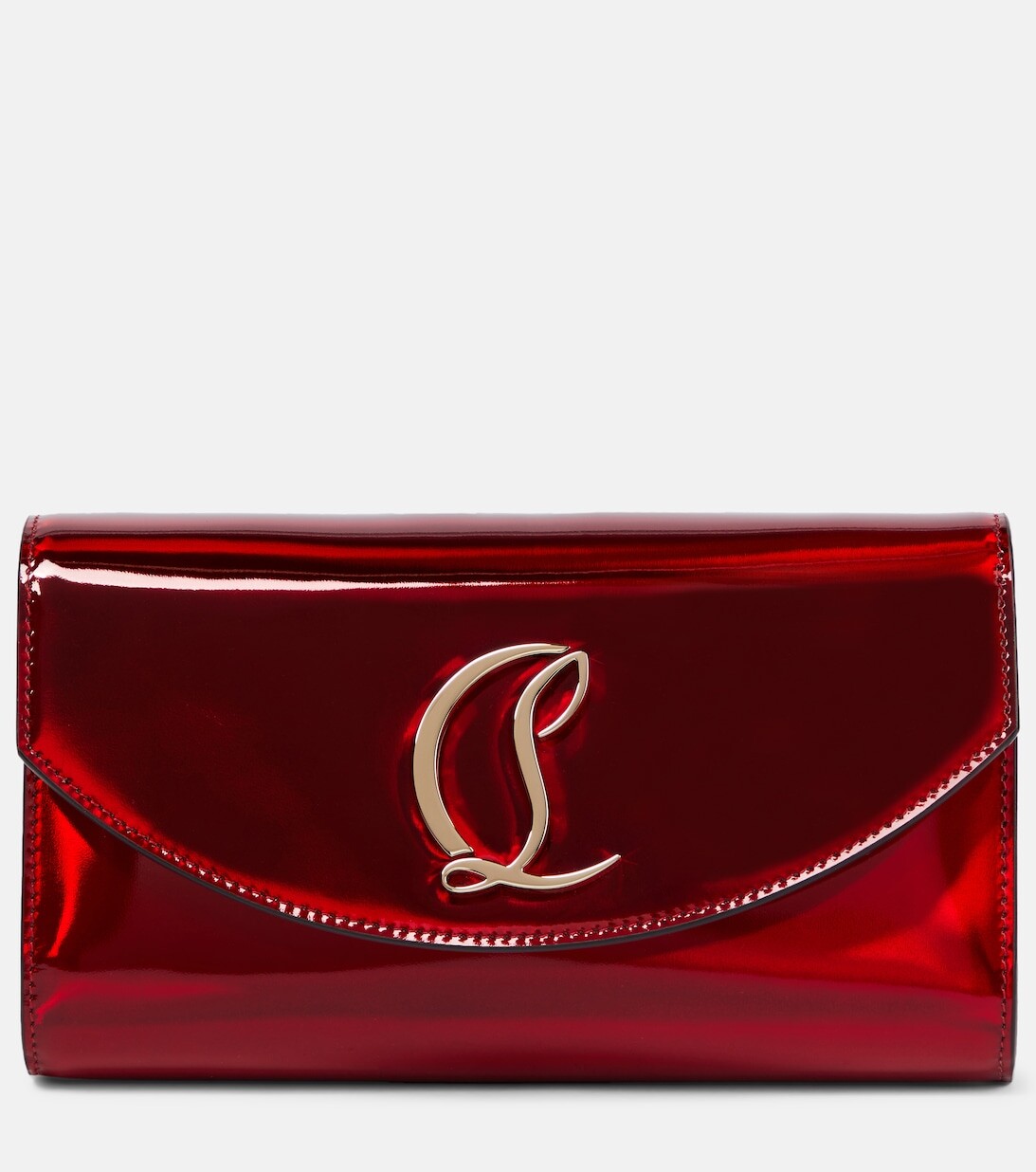 

Клатч Loubi54 из лакированной кожи Christian Louboutin, разноцветный