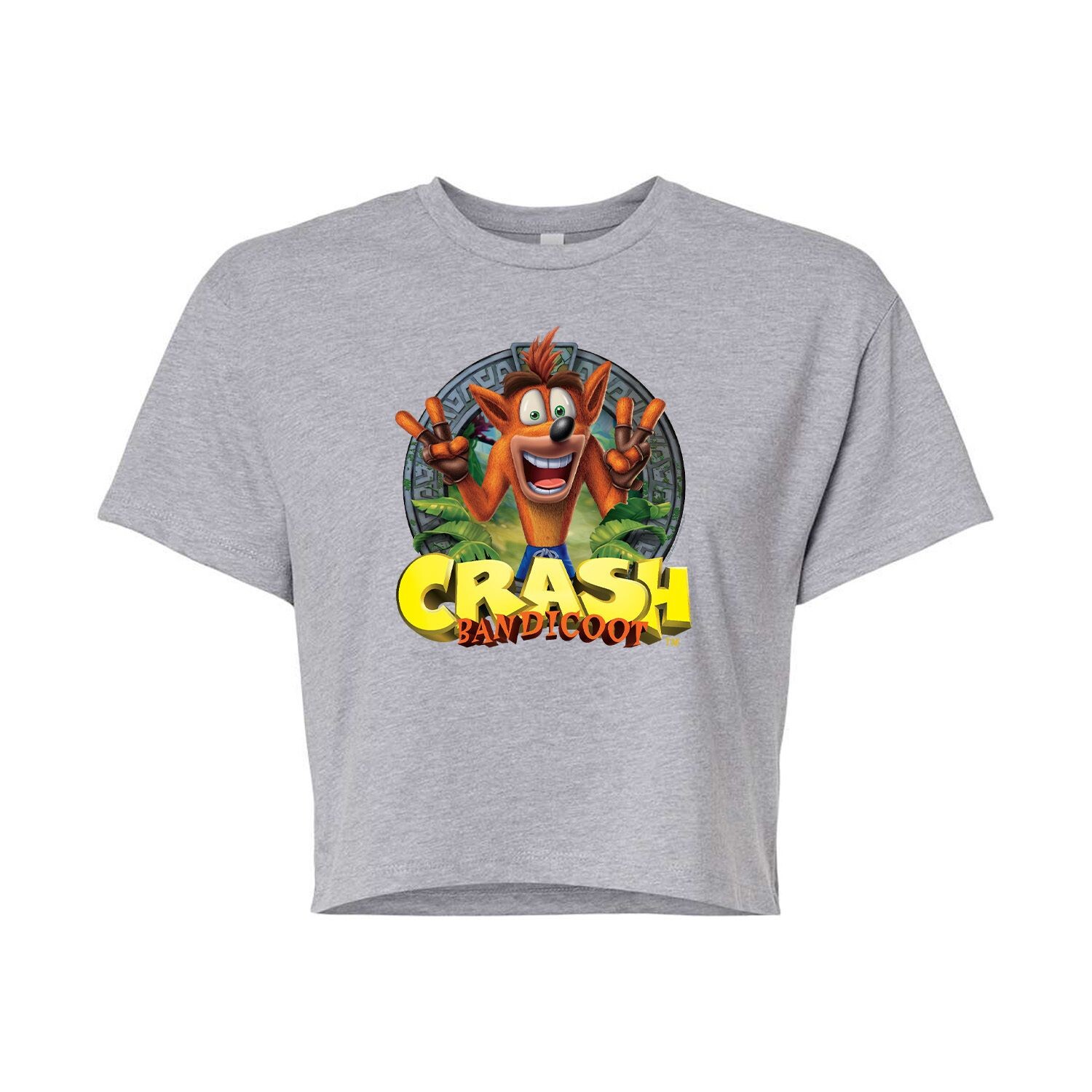 

Укороченная футболка с рисунком Crash Bandicoot для юниоров Licensed Character