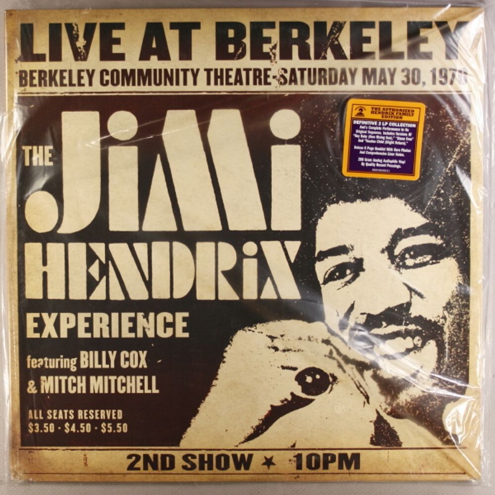 

Виниловая пластинка LP Live At Berkeley - The Jimi Hendrix Experience