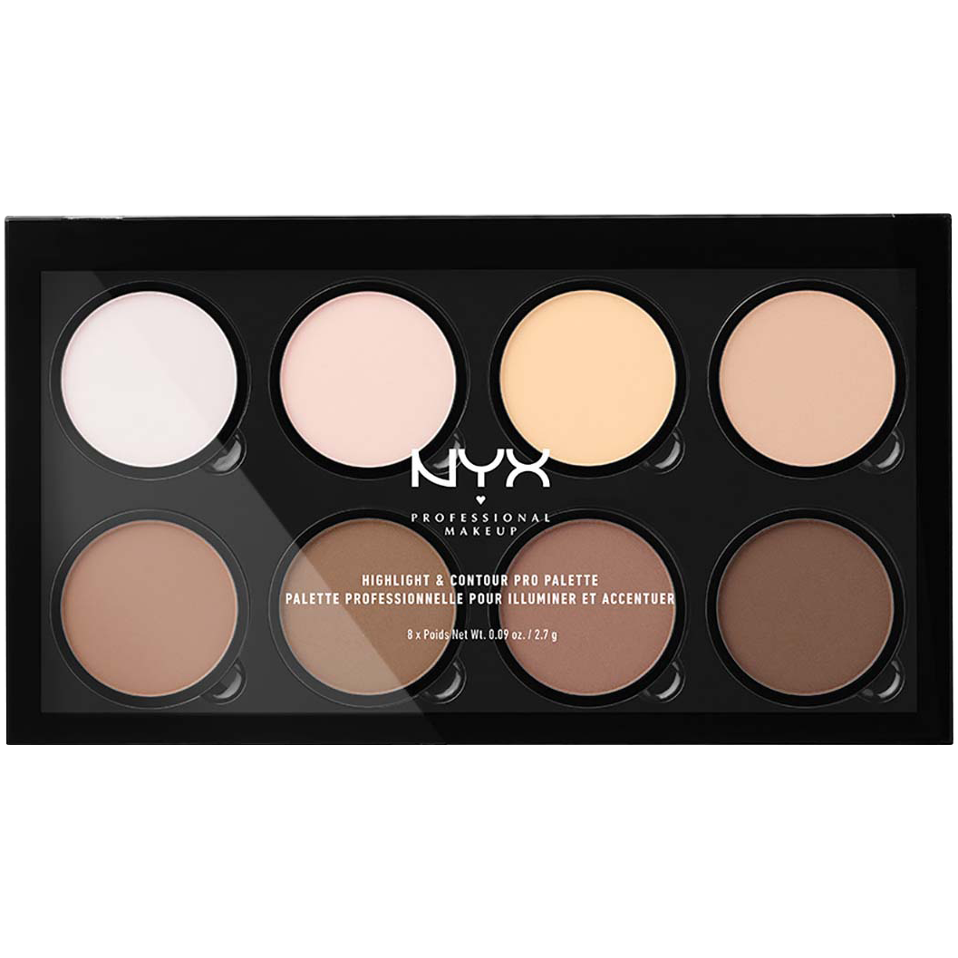 NYX Professional Makeup Highlight & Contour Pro Палетка для контурирования лица HCPP 01, 21,6 г - фото