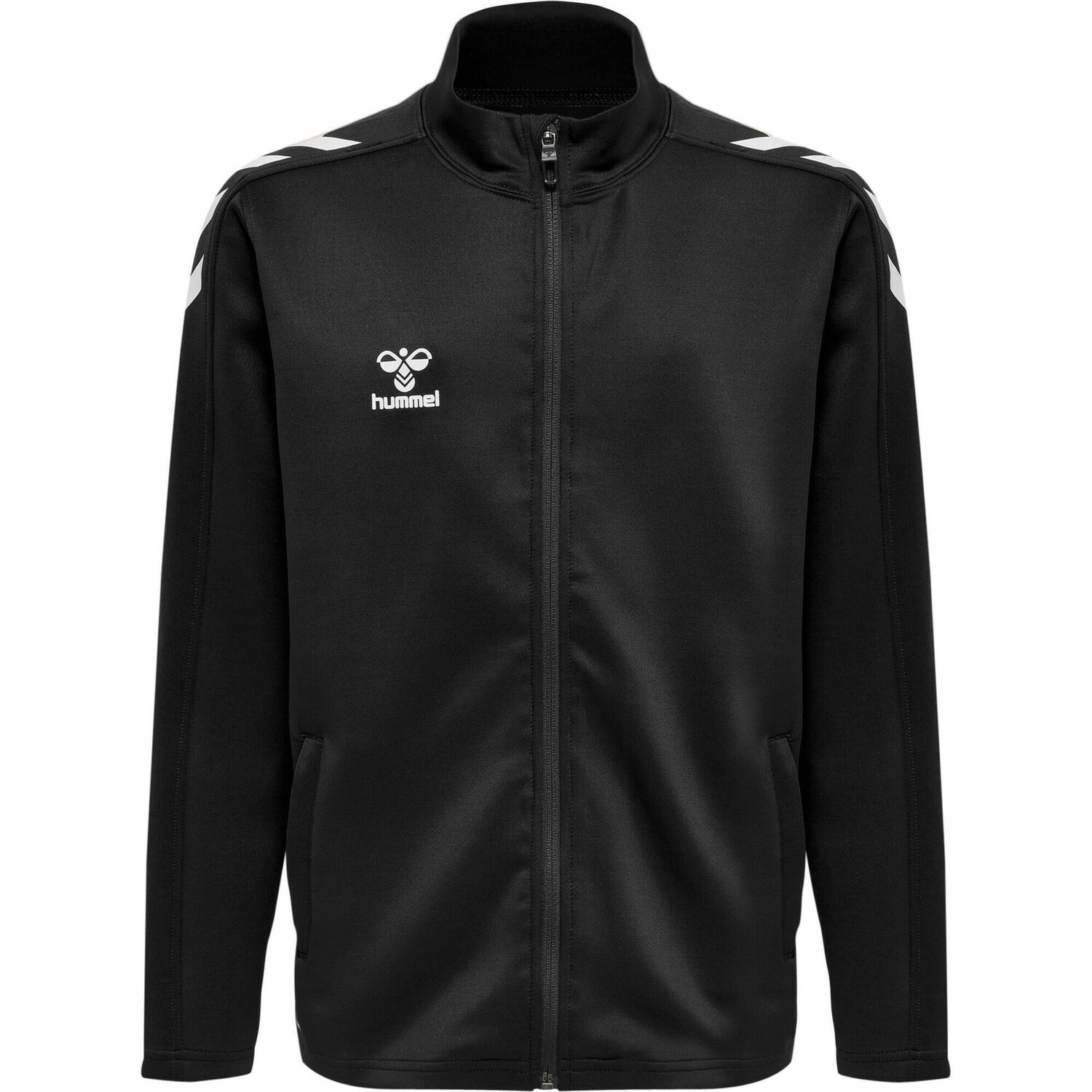 

Hmlcore Xk Poly Zip Sweat Kids Zipper Jacket Unisex Kids HUMMEL, черный