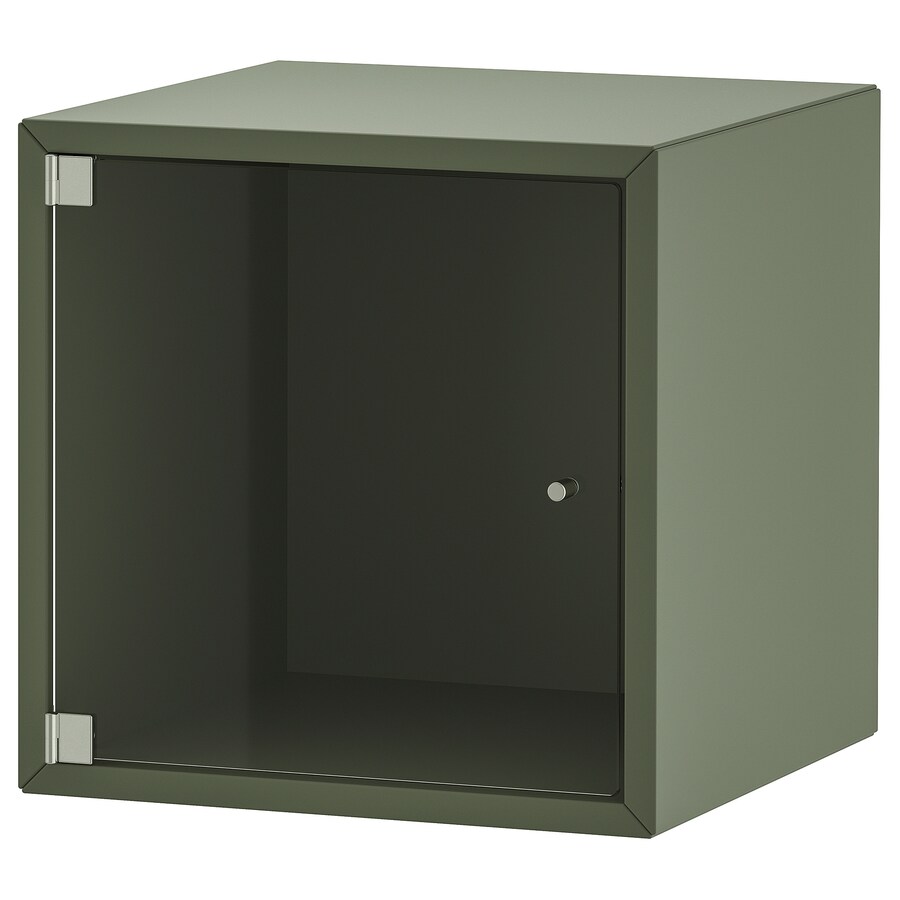 Навесной шкаф + дверца Ikea Eket, зеленый