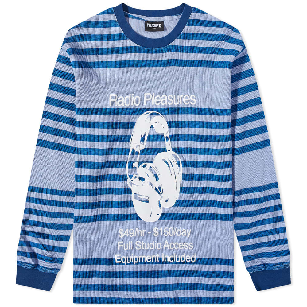 

Футболка PLEASURES Long Sleeve Chiller Stripe Thermal Tee