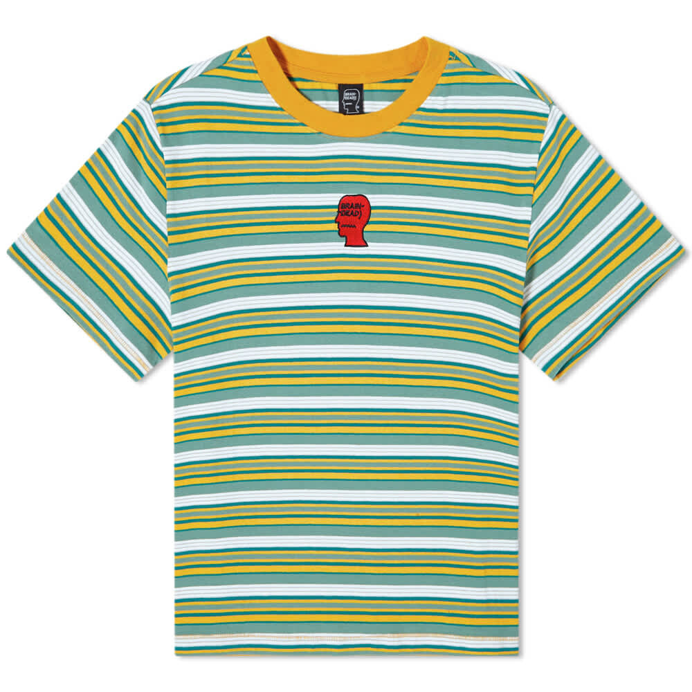 

Футболка Brain Dead Stripe Baby Tee, Коричневый