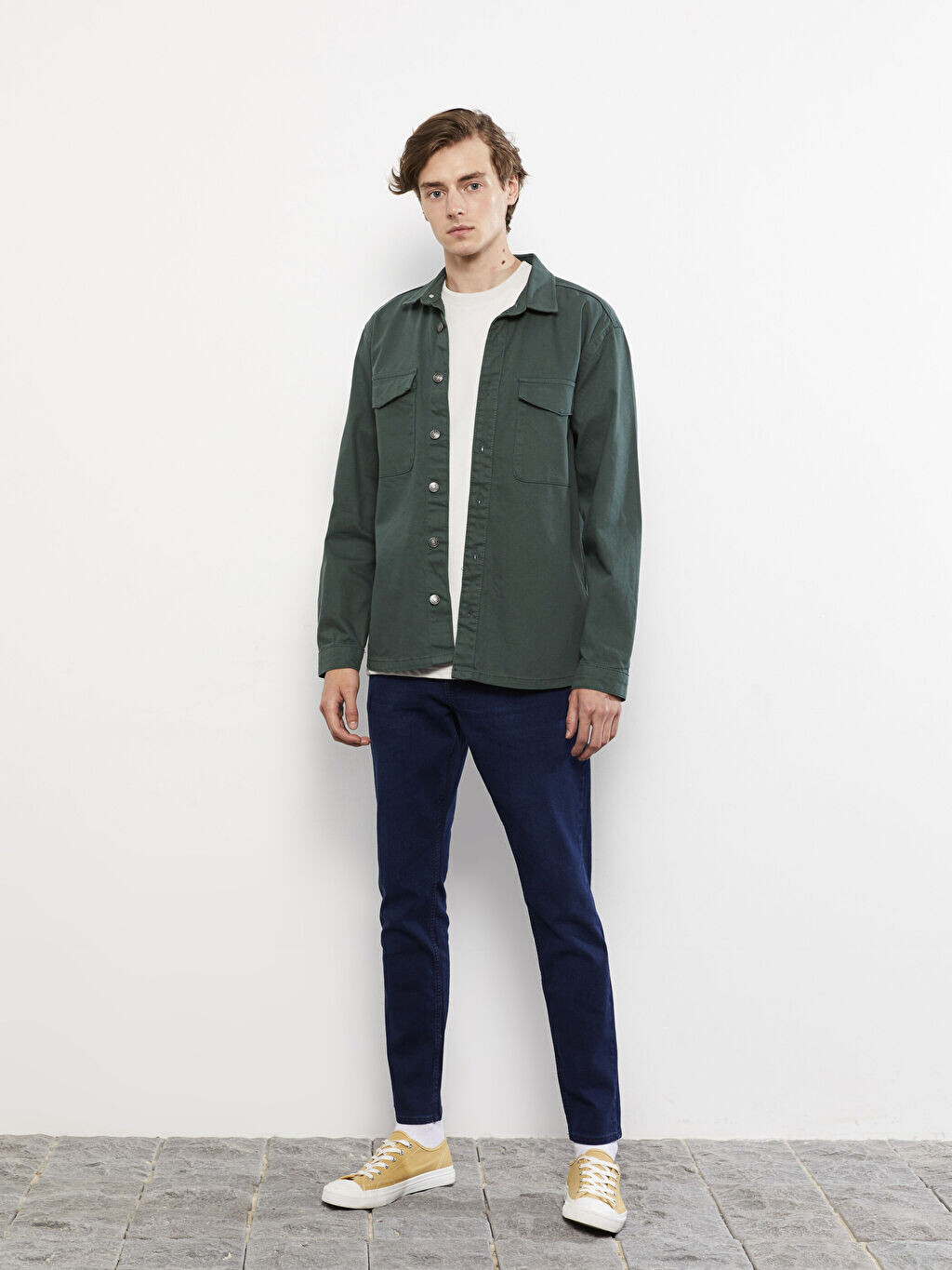 

Мужские джинсовые брюки 750 Slim Fit LCW Eco