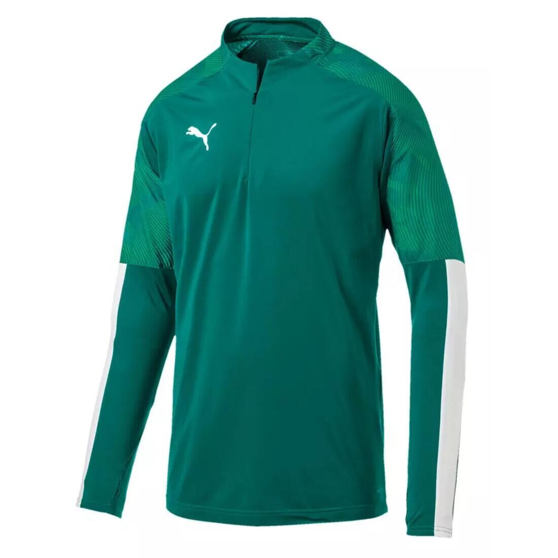 

Толстовки Cup 1/4 Zip Fleece Training Top PUMA, зеленый белый