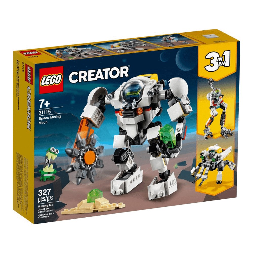 Конструктор LEGO Creator 31115 Космический робот для горных работ конструктор lego creator 31134 космический шаттл