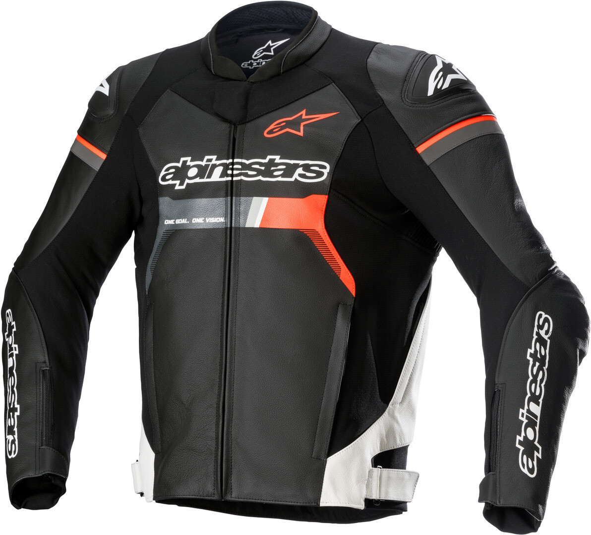 

Alpinestars GP Force Мотоцикл Кожаная куртка, черный/красный/белый