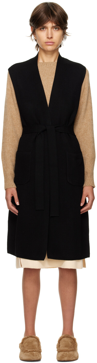 

Черный уругвайский кардиган Max Mara Leisure