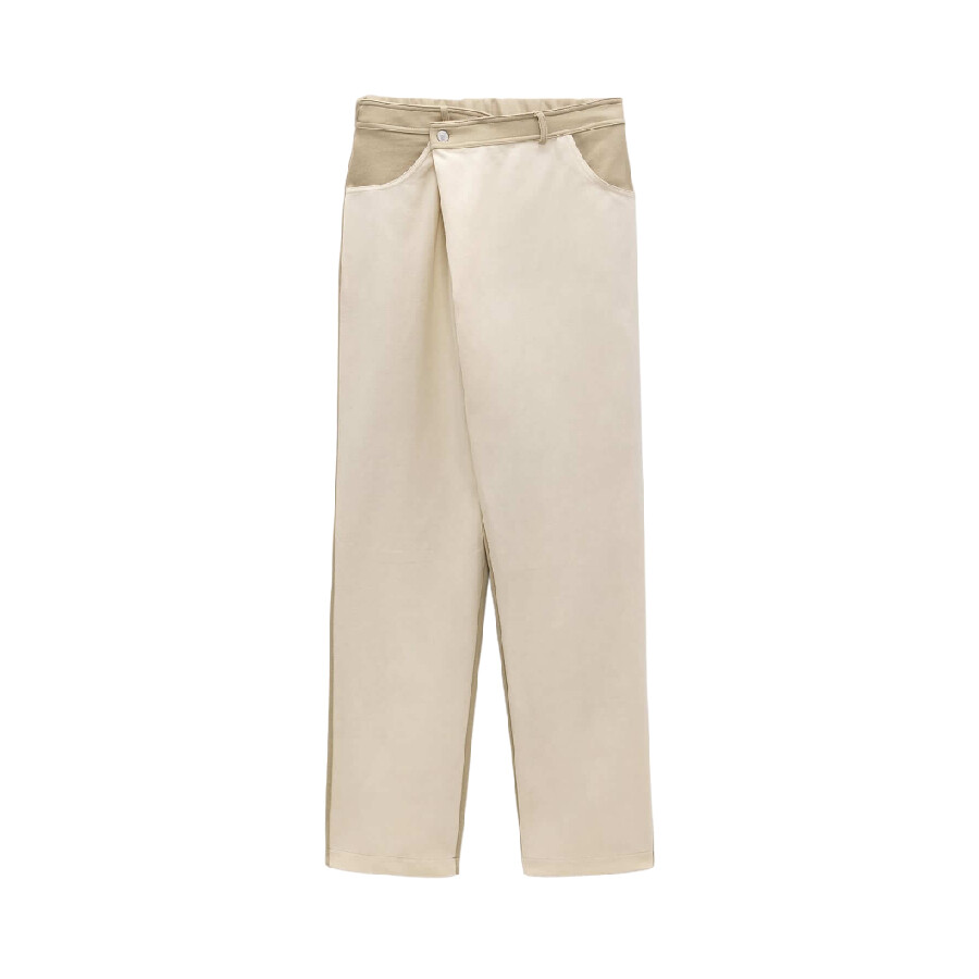 

Брюки Zara Combined, бежевый