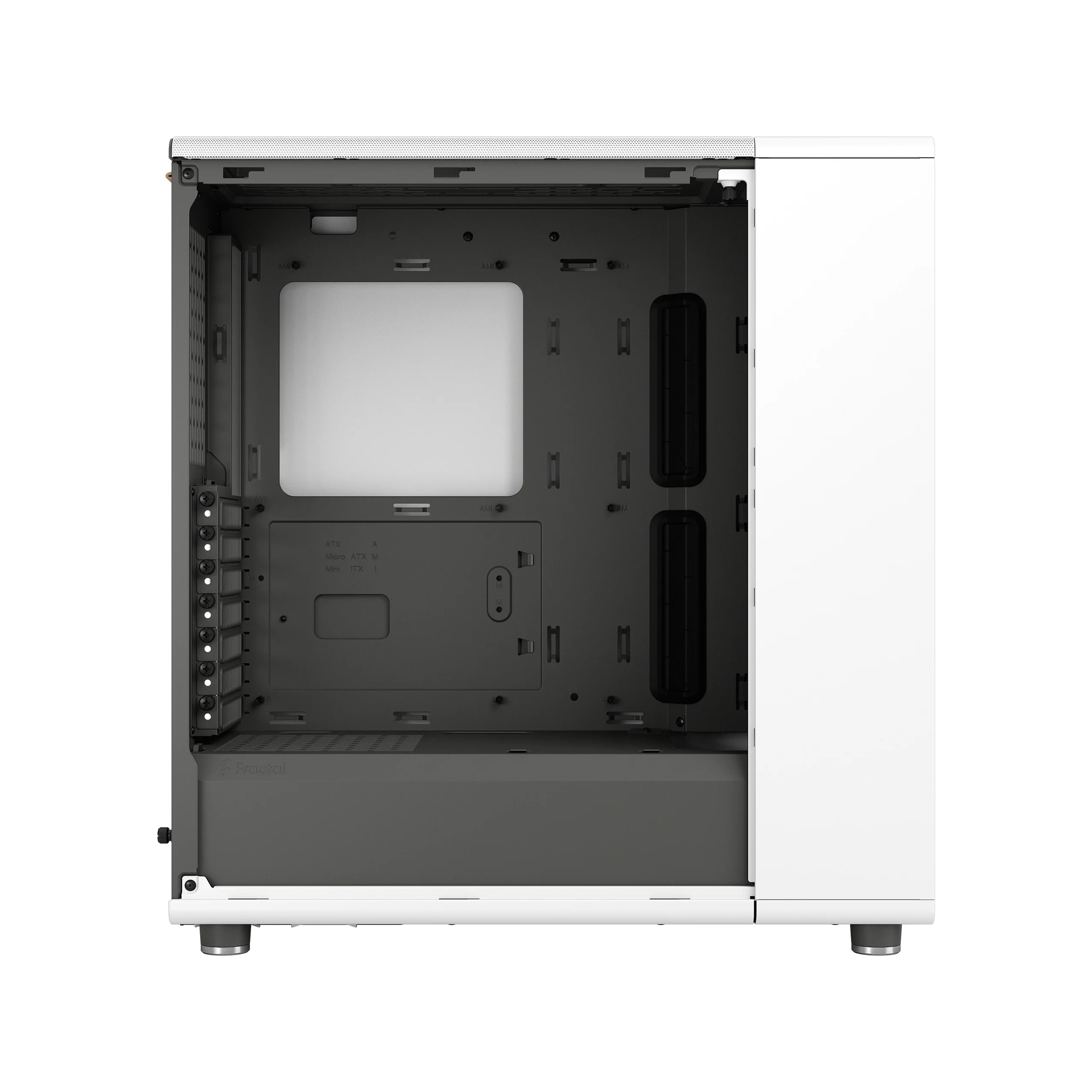 Корпус Fractal Design North TG Clear, Mid Tower, FD-C-NOR1C-04, белый –  купить с доставкой из-за рубежа через платформу «CDEK.Shopping»