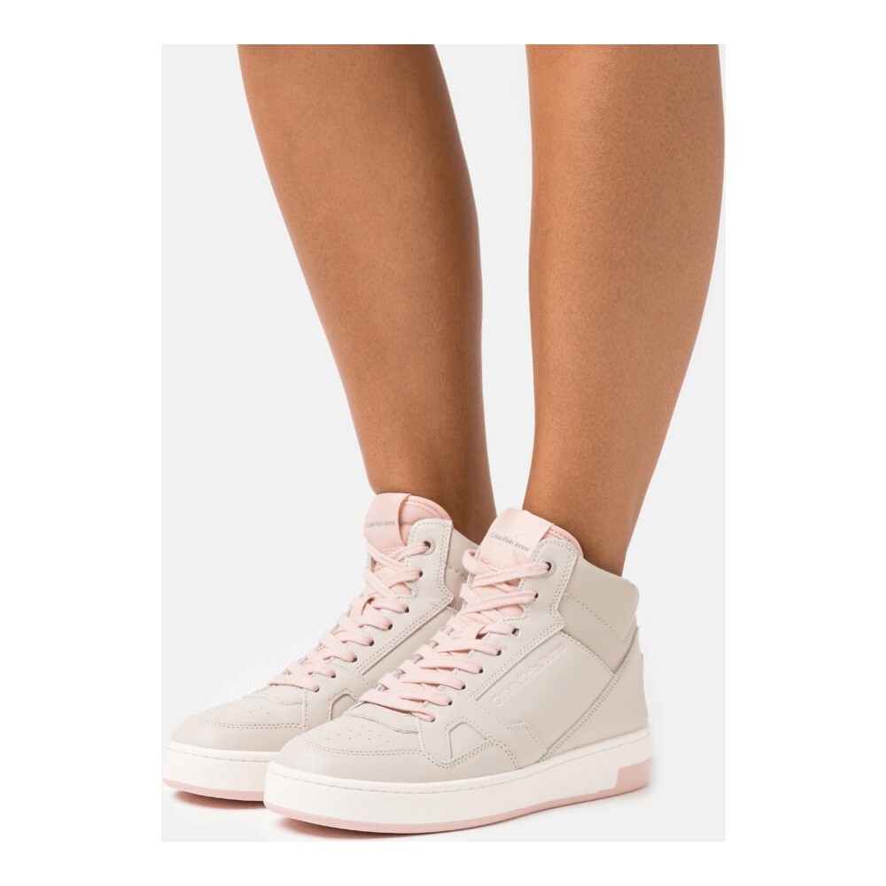 

Кроссовки Calvin Klein Jeans Basket Cupsole Mid, eggshell/pink blush