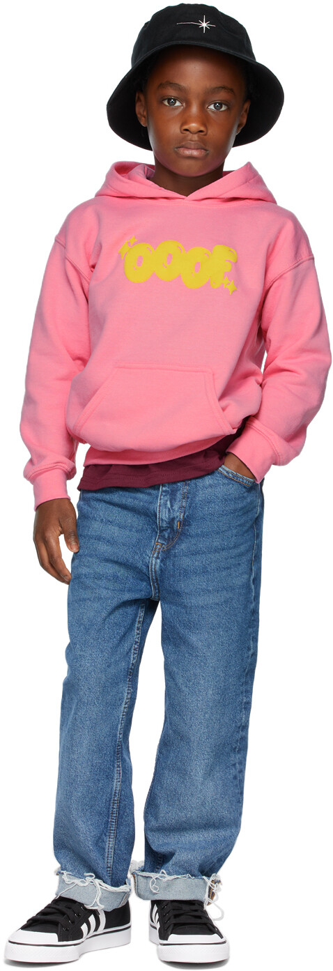 

SSENSE Exclusive Kids Pink Puff Logo Hoodie OOOF