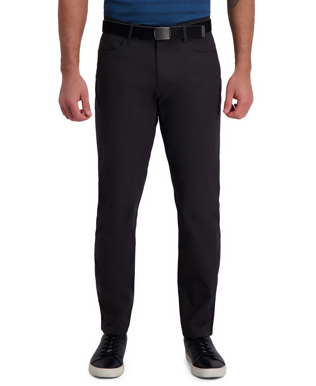 цена Повседневные брюки active series city flex traveler slim fit flat front с 5 карманами (рипстоп) Haggar