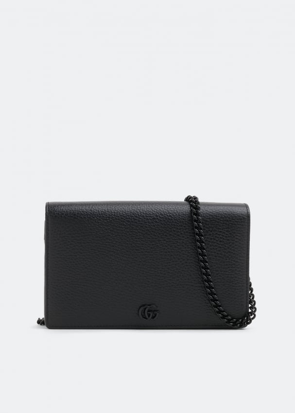 Кошелек GUCCI GG Marmont chain wallet, черный