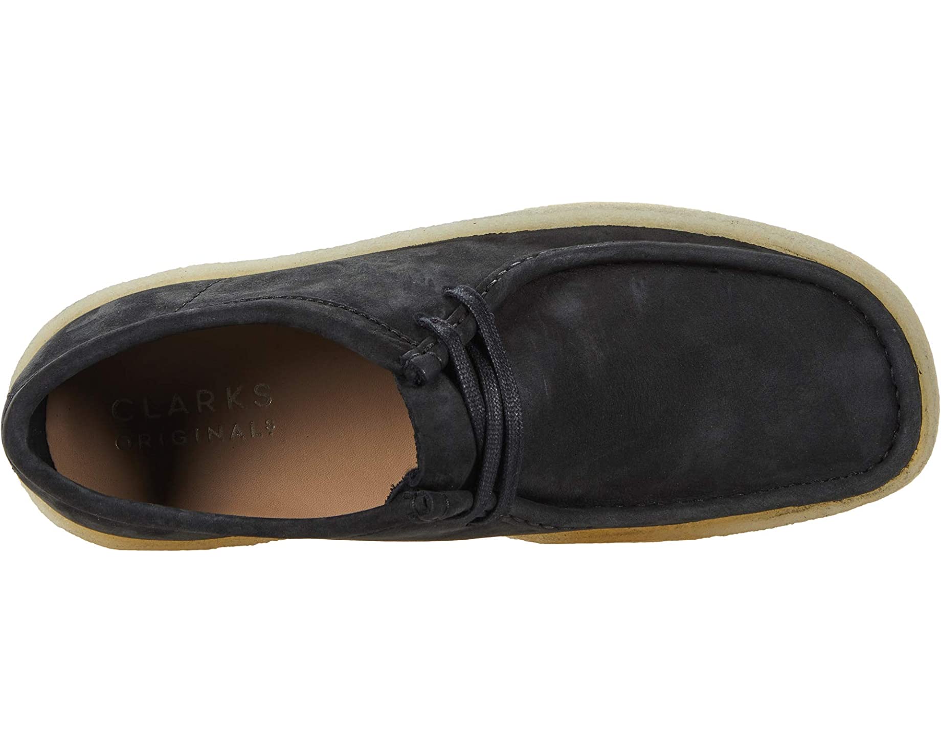 Кроссовки Wallabee Cup Clarks, черный - фото