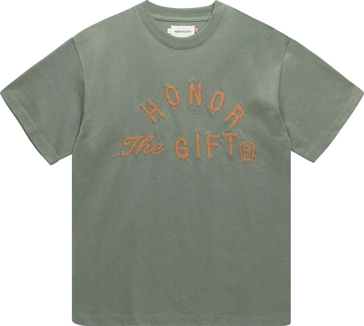 

Футболка Honor The Gift D-Holiday HTG Weathered Short-Sleeve Tee 'Sage', зеленый