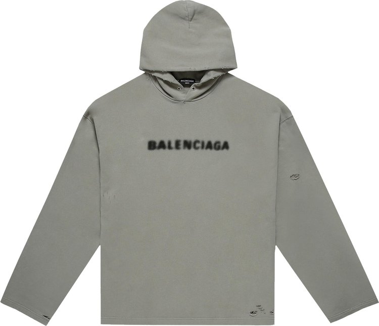 Gray 2025 balenciaga hoodie