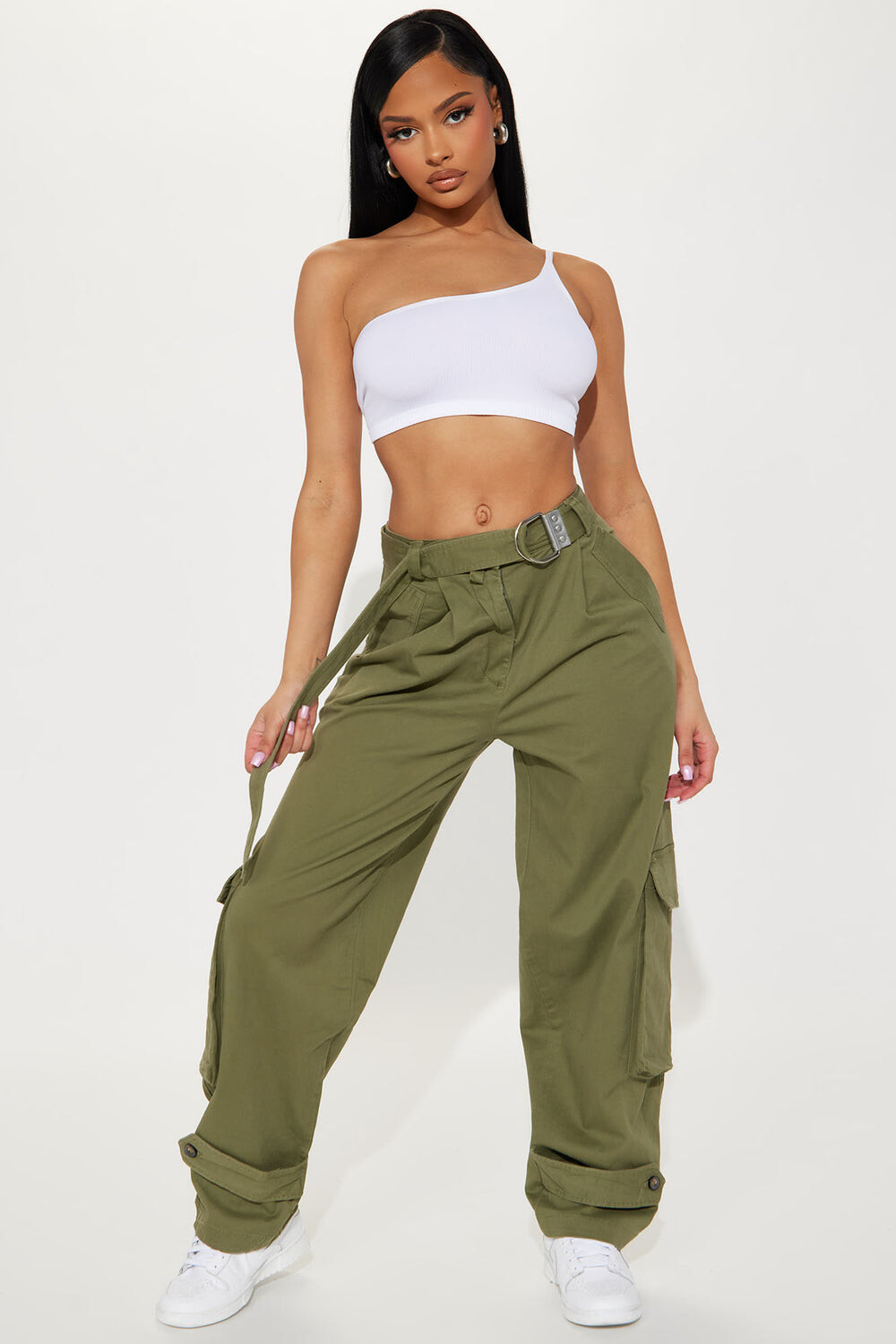 

Брюки карго Fashion Nova CRG09, оливковый