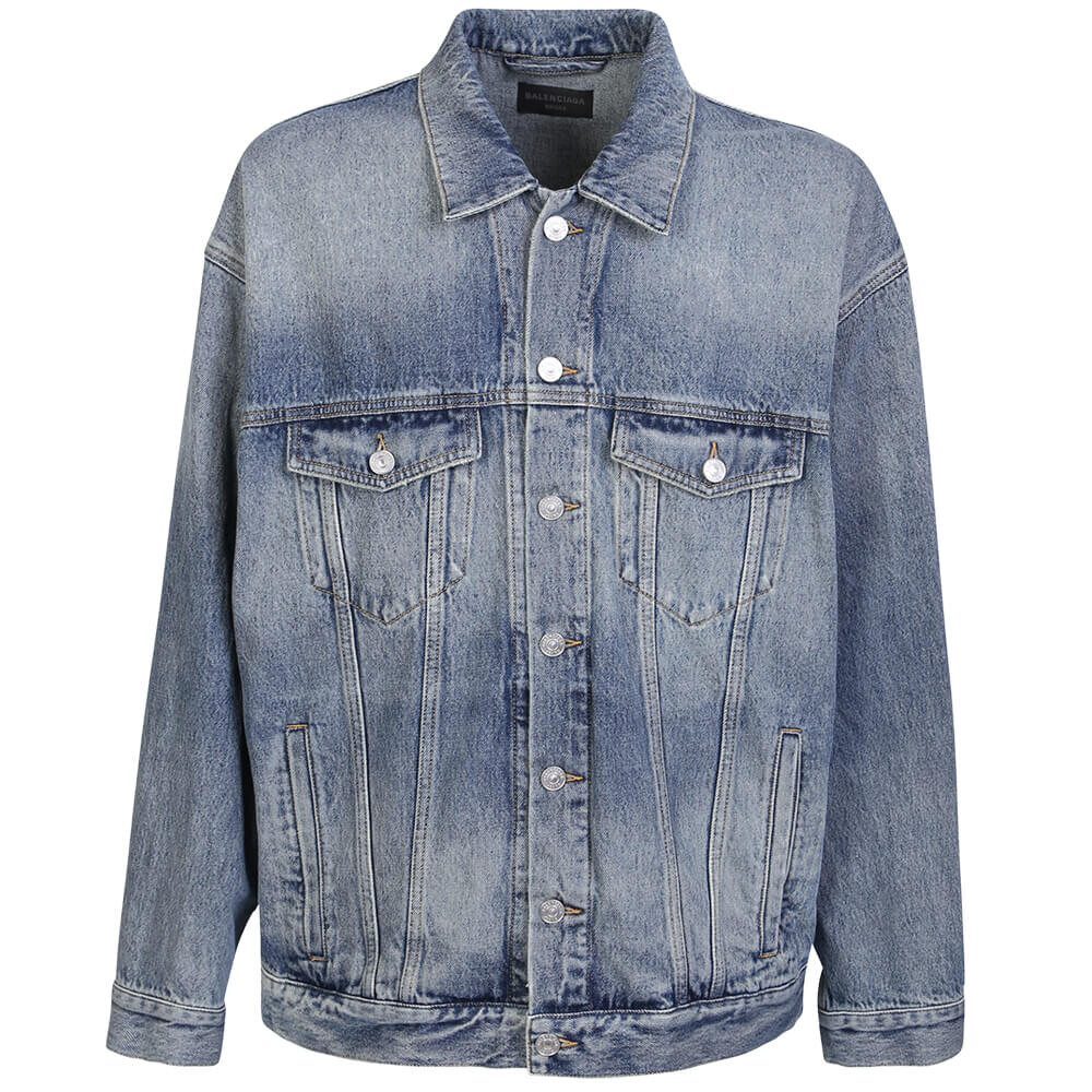 

Куртка Balenciaga Oversized Denim, синий
