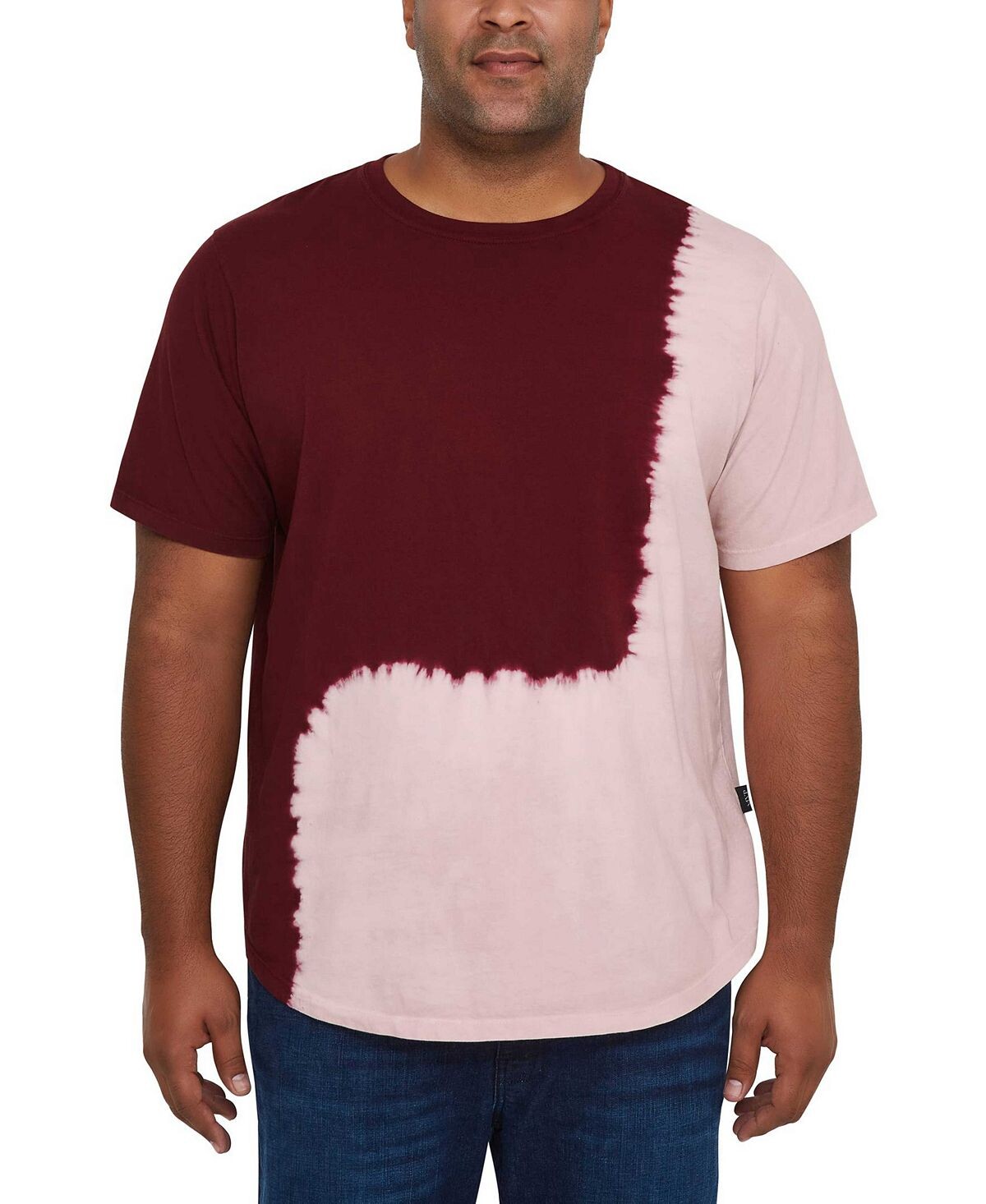 

Мужская футболка big and tall dip-dye hi-lo Mvp Collections By Mo Vaughn Productions, мульти