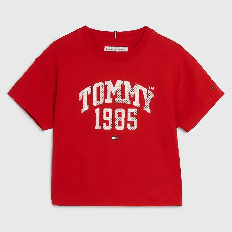 

Футболка Tommy Hilfiger Kids' Varsity, красный