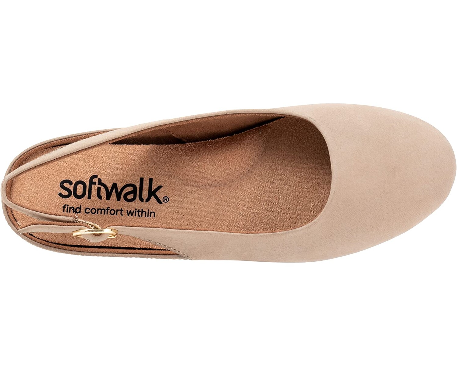 

Туфли на плоской подошве Sandy SoftWalk, каменный нубук
