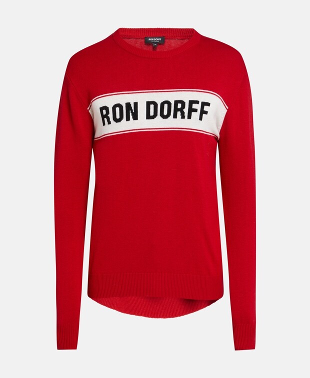 

Шерстяной джемпер Ron Dorff, красный