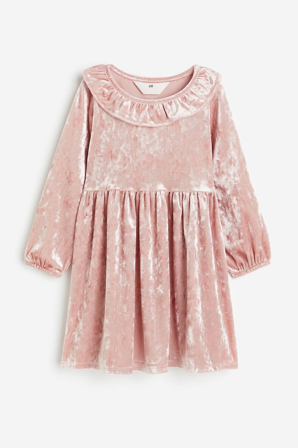 

Платье H&M Velour, светло-розовый