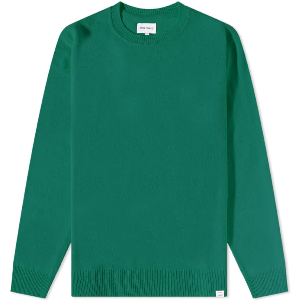 

Джемпер Norse Projects Sigfred Lambswool Crew Knit, Зеленый