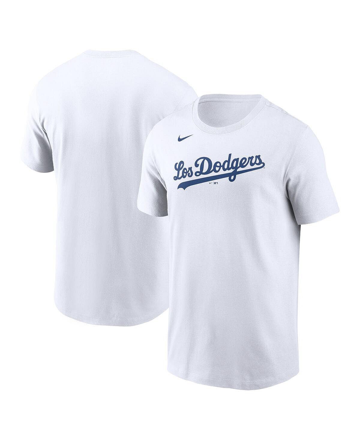 Мужская белая футболка los angeles dodgers team city connect с надписью Nike, белый
