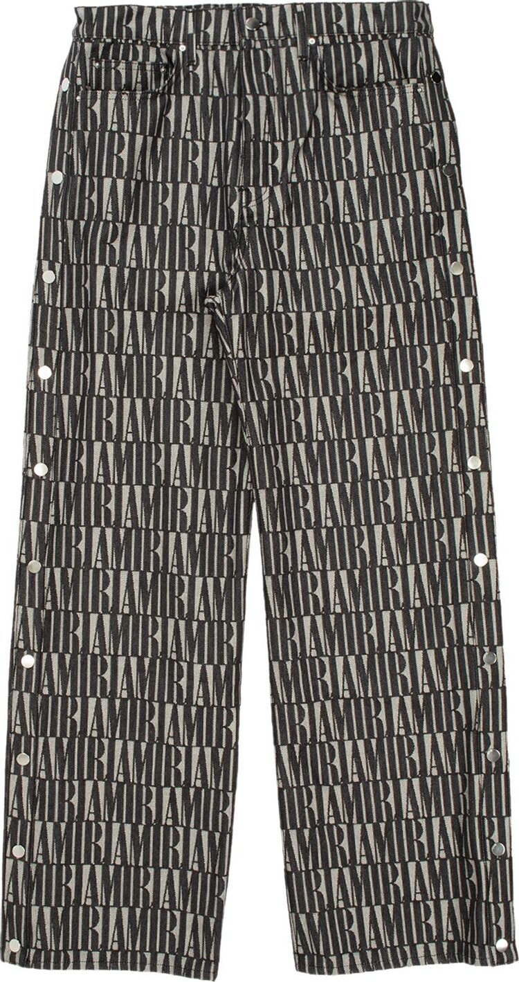 

Брюки Amiri Jacquard Snap Off Pant Black, черный