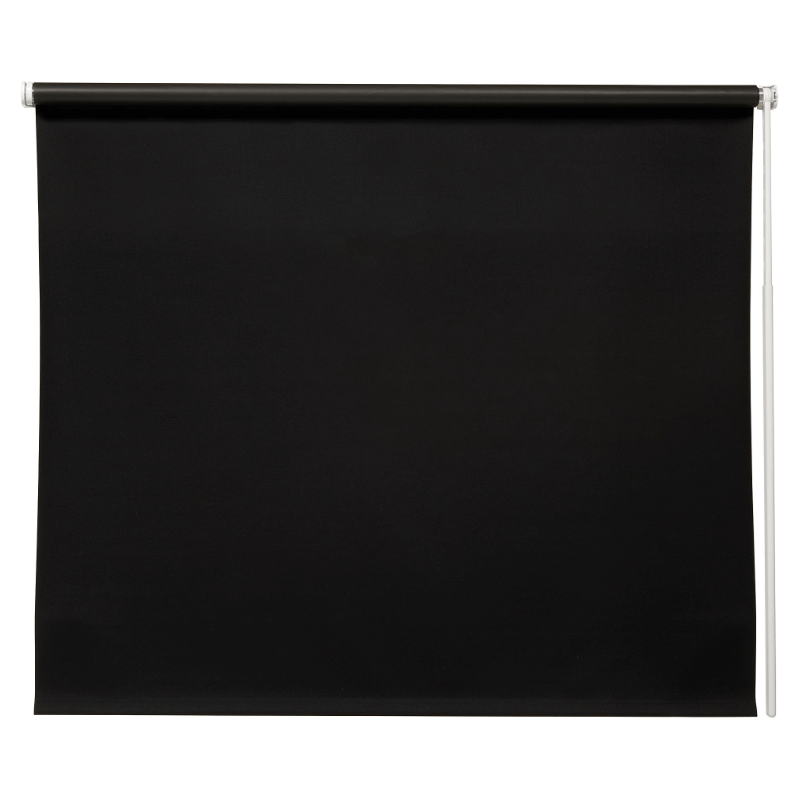 Рулонная штора Ikea Fridans 100x195 см, черный рулонная штора ikea fridans 200х195 см серый
