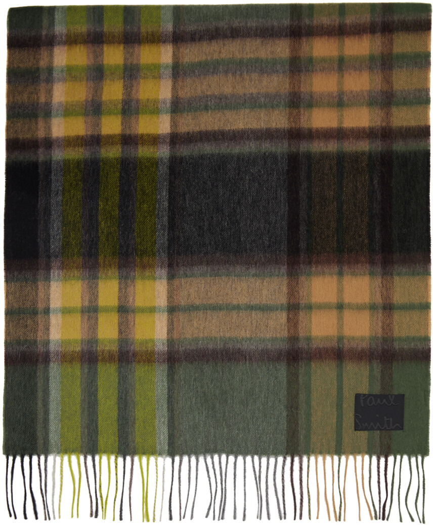 

Многоцветный шарф в клетку Spectral Paul Smith